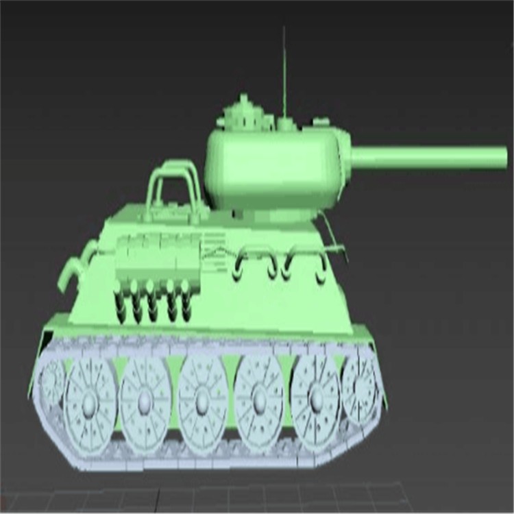 大方充气军用坦克模型